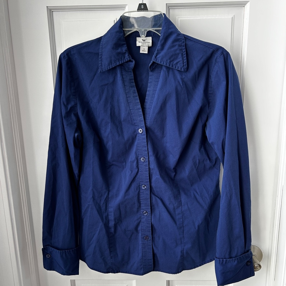 Worthington Stretch Indigo Shirt